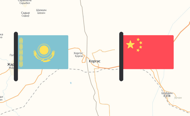 Новые пункты  пропуска на границе  Казахстана и КНР: «Нур Жолы»  – «Хоргос»